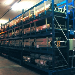 Rotogravure printing cylinder storage